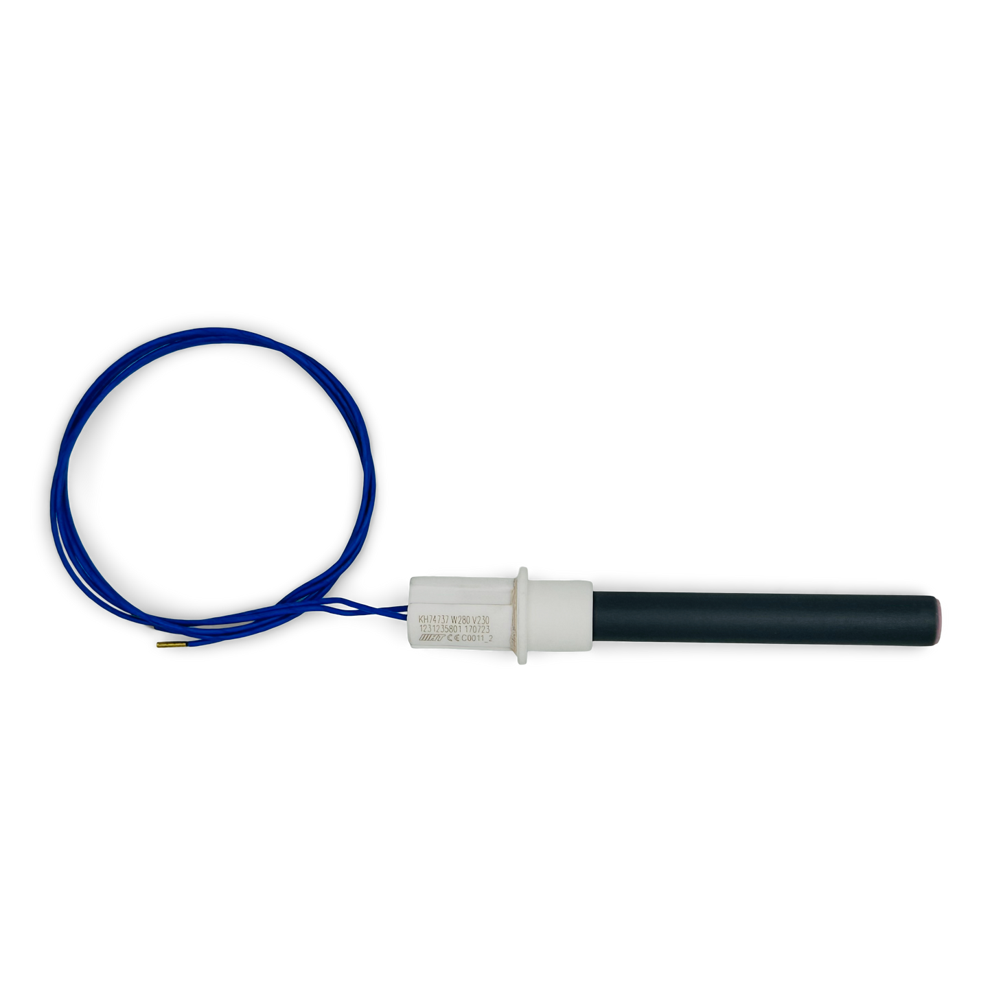 Bougie à Bride Céramique Poêle à Granulés MCZ/Cadel (Bride - 91mm - Ø11,5mm - 280W)