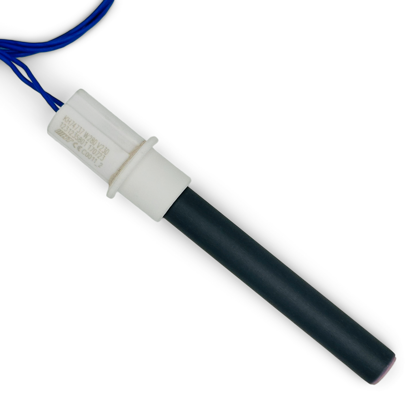 Bougie à Bride Céramique Poêle à Granulés MCZ/Cadel (Bride - 91mm - Ø11,5mm - 280W)