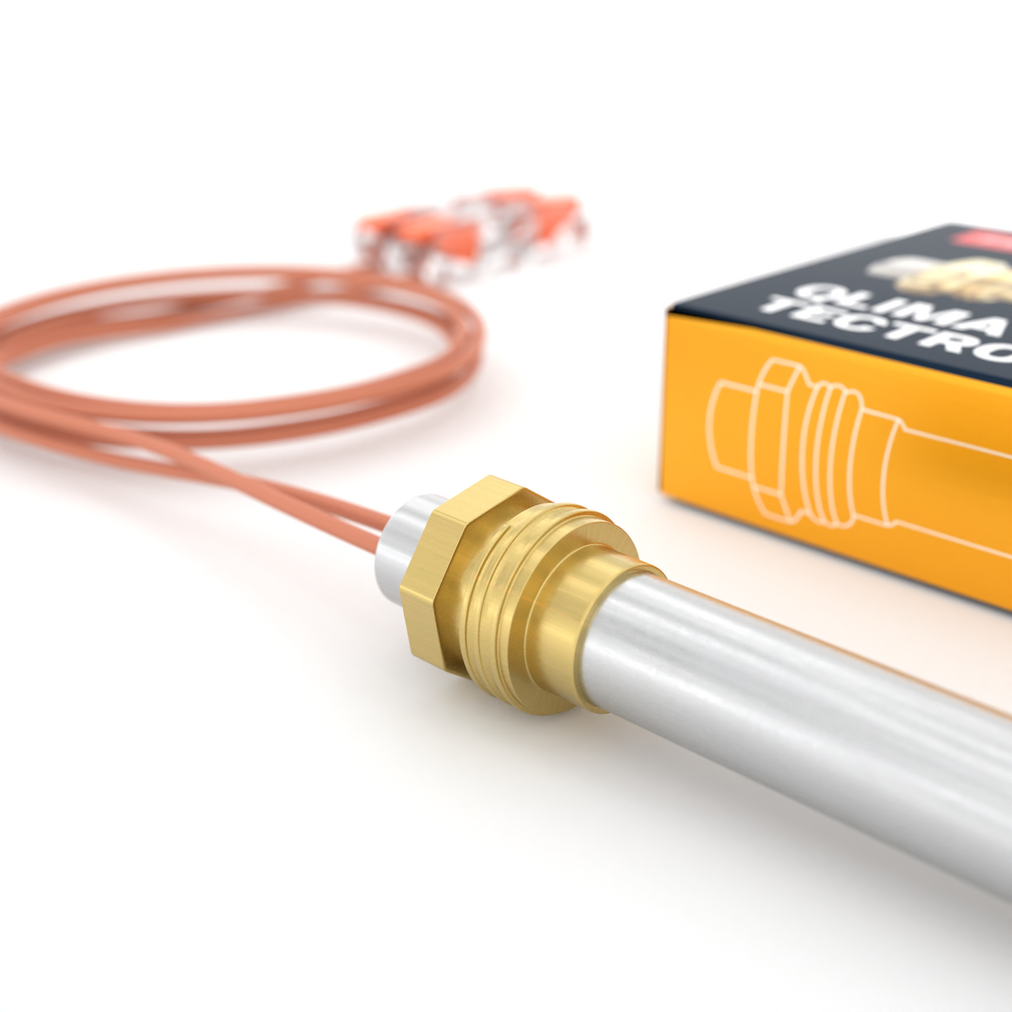 Bougie pour poêle à granulés 130mm - 270W - QLIMA / RAVELLI / TECTRO / AMG